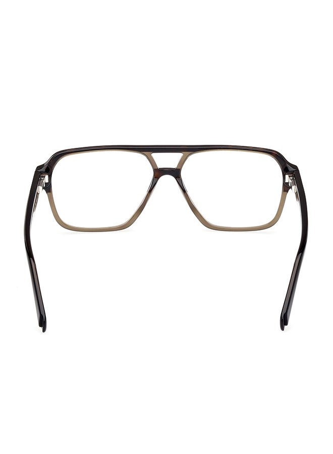 جس نظارة طبية بشكل نافيجيتور للرجال بأذرع من الأسيتات GU50093  مقاس 56 - دارك هافانا - Image 4